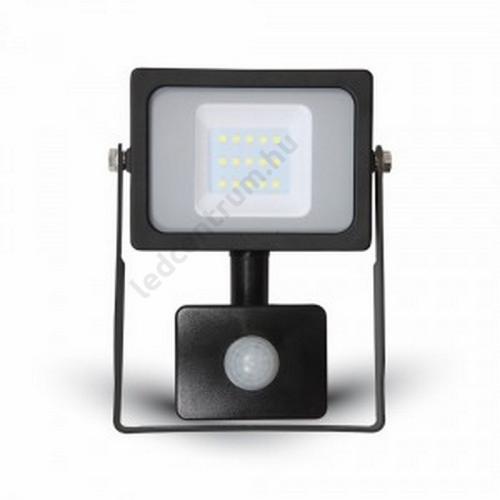 LED reflektor 10W, kültéri, szenzorral, természetes fehér 10 W os LED reflektor mozgásérzékelővel SLIM. Természetes